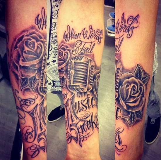 Music Tattoo Ideas  Designs for Music Tattoos