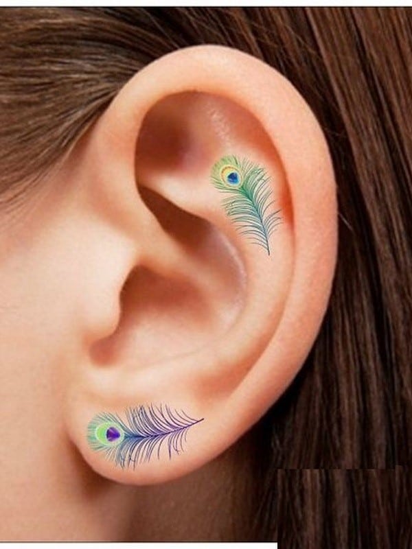 150 Sensuous Inner-Behind The Ear Tattoos (Ultimate Guide, May 2020)