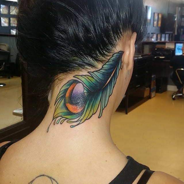 peacock feather tattoos