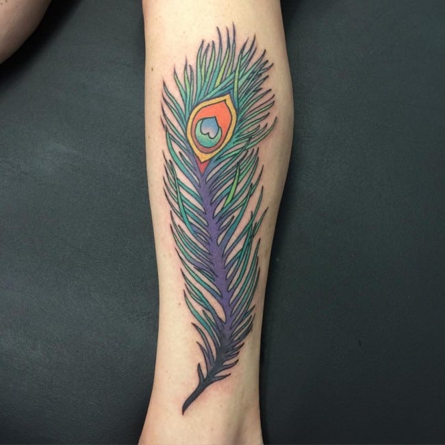 peacock feather tattoos