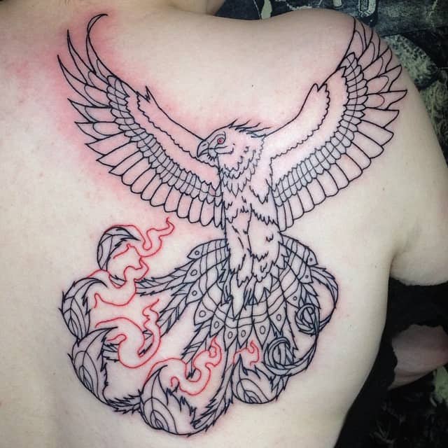 Pictures Of Phoenix Bird Tattoo Designs