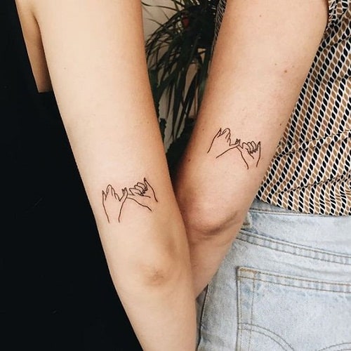 Pinky Promise Friendship Tattoos