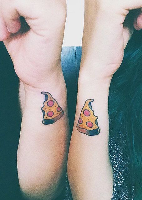 Pizza Friendship Tattoos