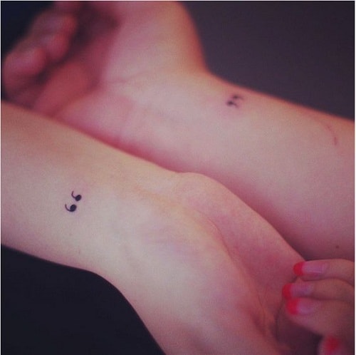 Quotation Mark Friendship Tattoos