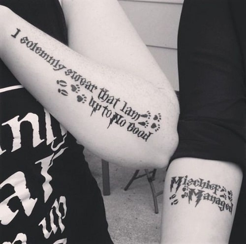 Quote Best Friend Tattoos