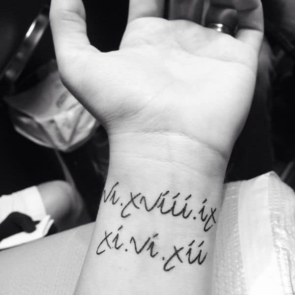 20 Of The Best Roman Numeral Tattoos For Men in 2023  FashionBeans