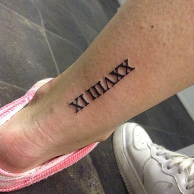 130 Breathtaking Roman Numerals Tattoos