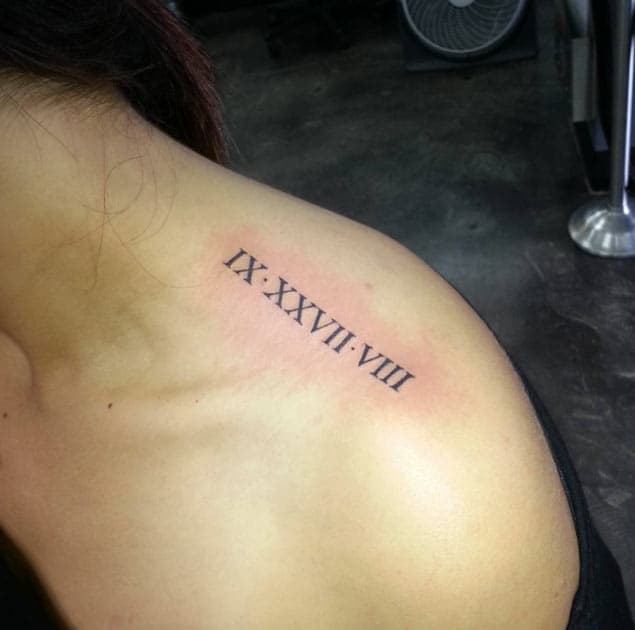 130 Breathtaking Roman Numerals Tattoos