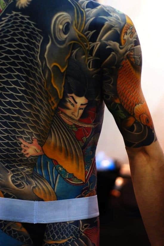 samurai tattoo samurai tattoo koi