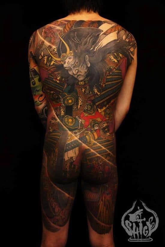 samurai tattoos japanese style