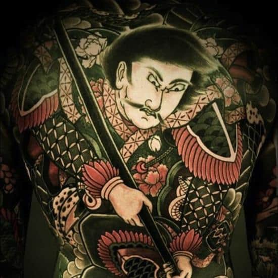 samurai back tattoo samurai tattoos sphere full back