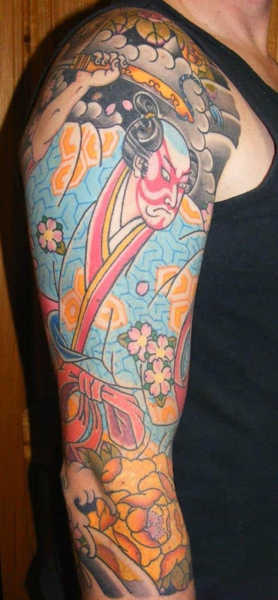 samurai arm tattoo samurai tattoos vintage full sleeve