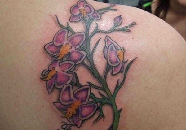 CoverUp Orchid Tattoo