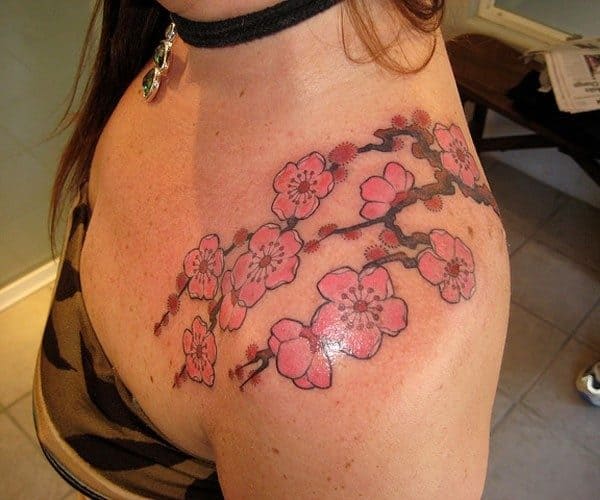 150 Cherry Blossom Tattoos Meanings (Ultimate Guide 2019) - Part 7