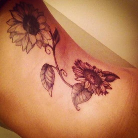 sunflower-tattoo-2