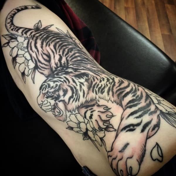 black ink tiger