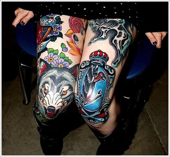 Big City Body Art  Wolf on the knee No way this didnt hurt   laurelmd laurelmdtattoo tattoo dmvtattoo marylandtattooartist fkirons  eternalink tattoosbydio cool wolf wolftattoo knee kneecap  colortattoo recoverydermshield  Facebook