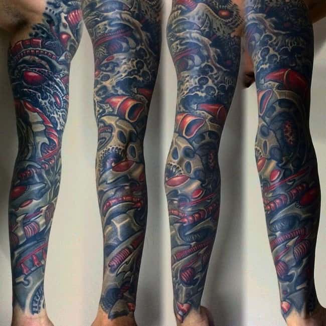 Mechanical Leg Tattoo  Best Tattoo Ideas Gallery