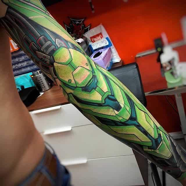 biomechanical tattoo