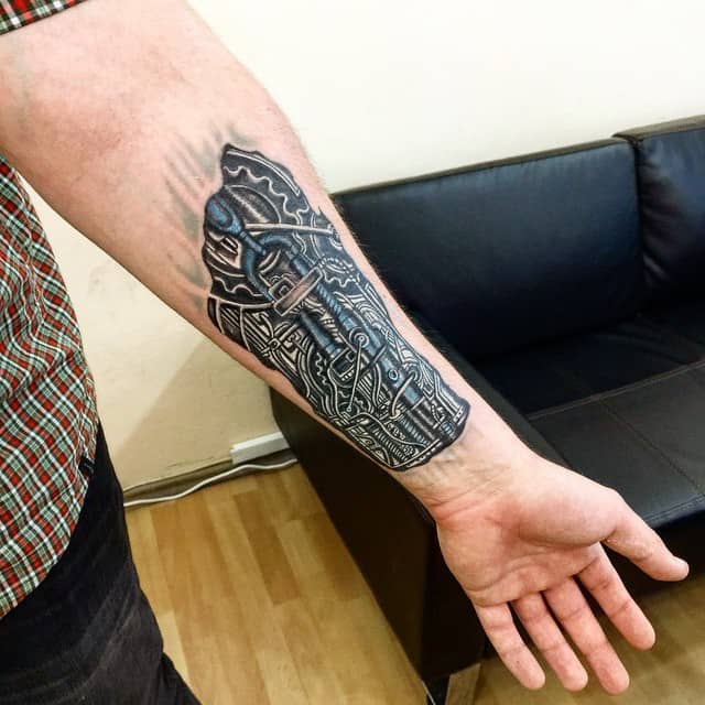 biomechanical tattoo