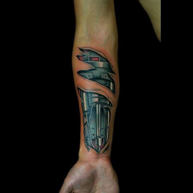 biomechanical tattoo 