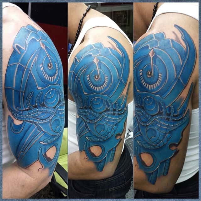 Tattoo art Biomechanical tattoos