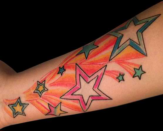 Star Tattoos For Arm