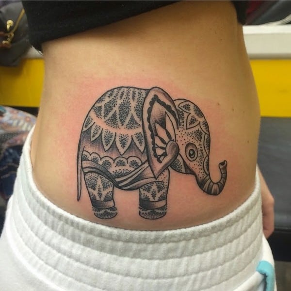 Flying pink elephant tattoo on the ass. Tattoo... - Official Tumblr page  for Tattoofilter for Men and Women