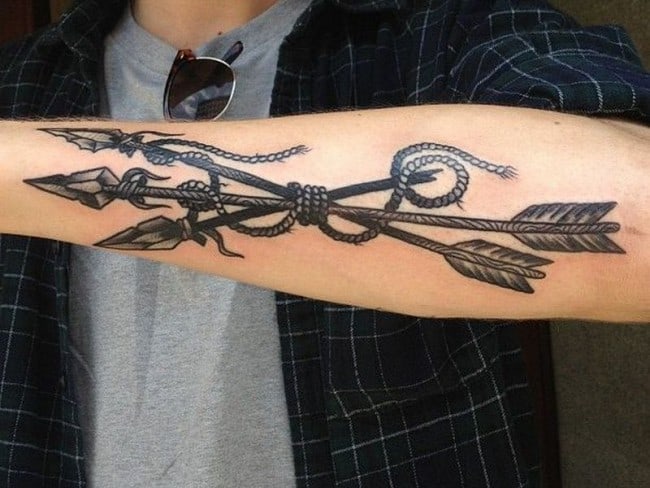 Native American Tattoos | Feather tattoos, Arrow tattoos, Native american  tattoos