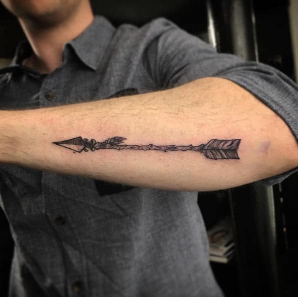 Bicep Arrow Tattoos For Men Best Tattoo Ideas