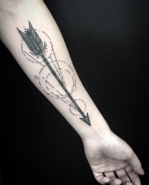 150 Stunning Arrow Tattoo Designs And Meanings 5040