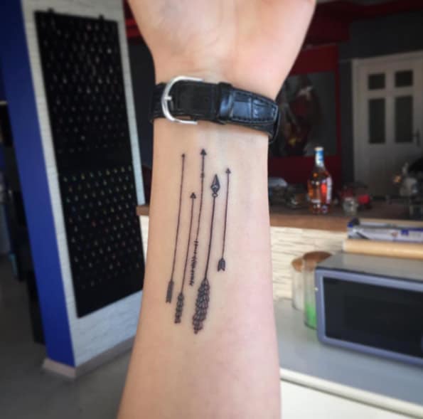 Buy Small Arrow Temporary Tattoo Online in India - Etsy