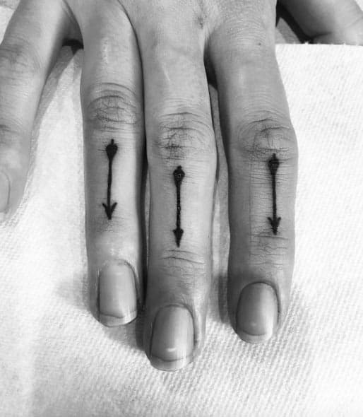 Top 10 Small Tattoo Design Ideas for men and Women  Finger tattoos Arrow  tattoo finger Arrow tattoos