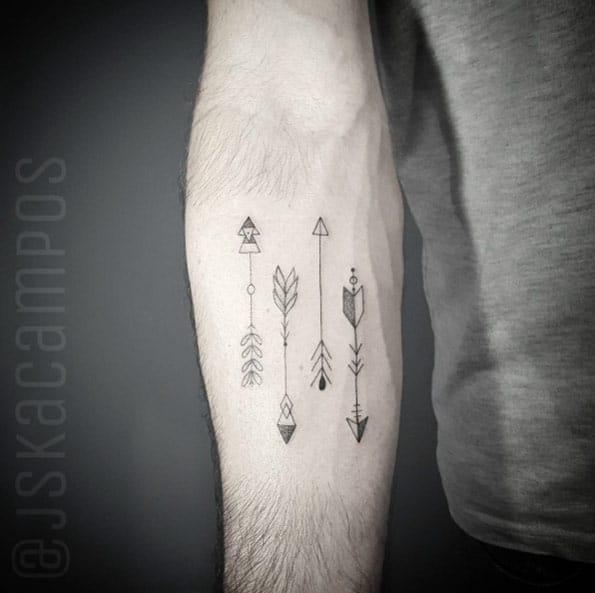 75 Unique Arrow Tattoos  Meanings 2023 Guide