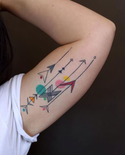 Arrows on Bicep