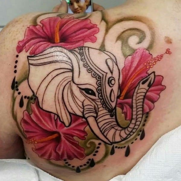 Awesome Elephant Tattoo