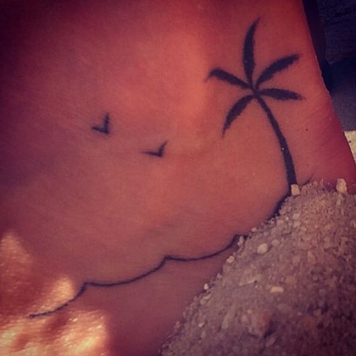 Beach Bird Tattoo