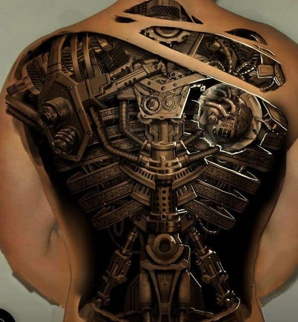 biomechanical tattoo