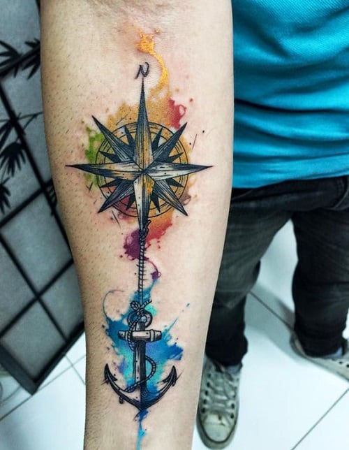 35 Amazing Compass Tattoo Designs To Try In 2023