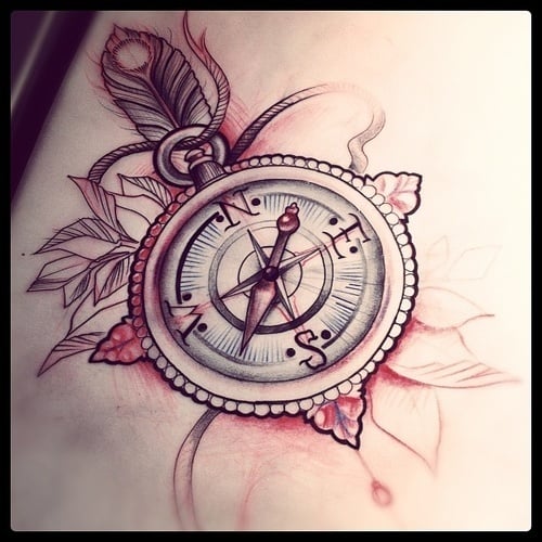 160 Meaningful Compass Tattoos Ultimate Guide March 2020