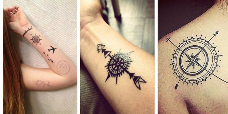 160 Meaningful Compass Tattoos Ultimate Guide April 21