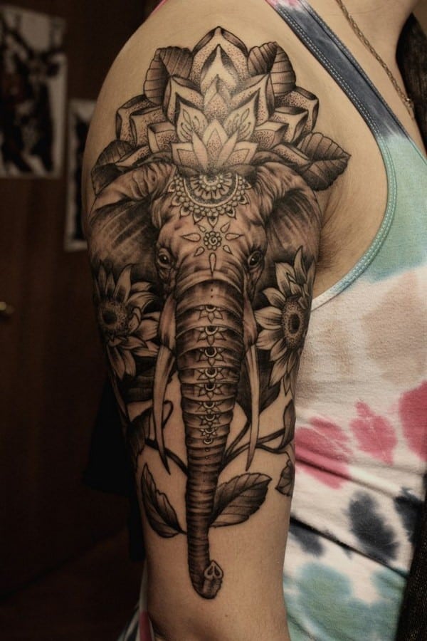 Cool Elephant Tattoo