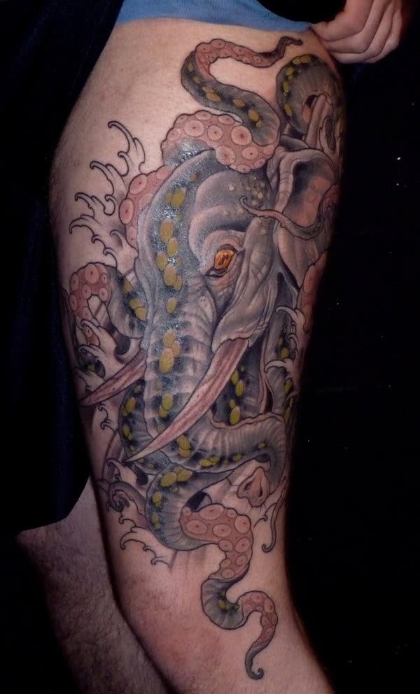 Cute Elephant Tattoo Designs