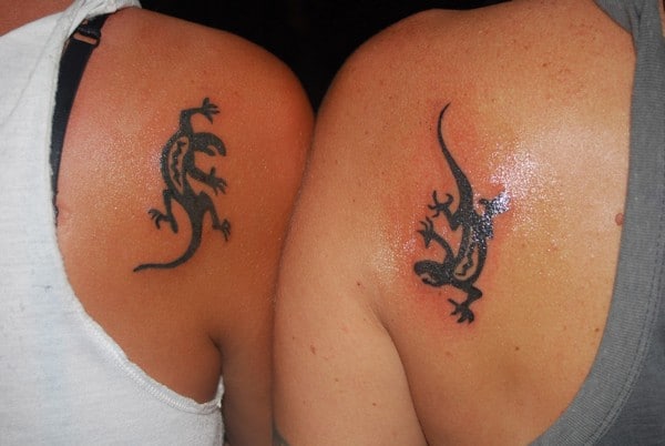 Cute Matching Sister Tattoos