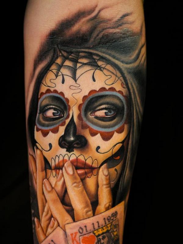 day of the dead tattoos