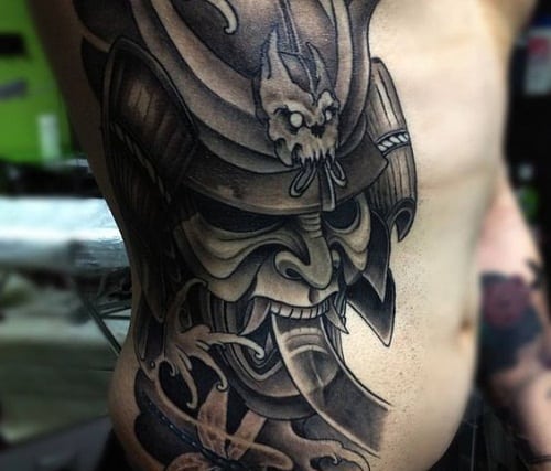 Detailed Samurai Tattoo