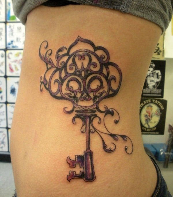 Elephant Key Tattoo