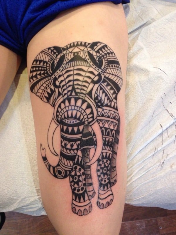 Elephant Tattoo Designs Wrist