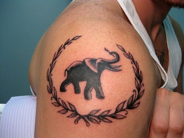 Elephant Tattoo Flash