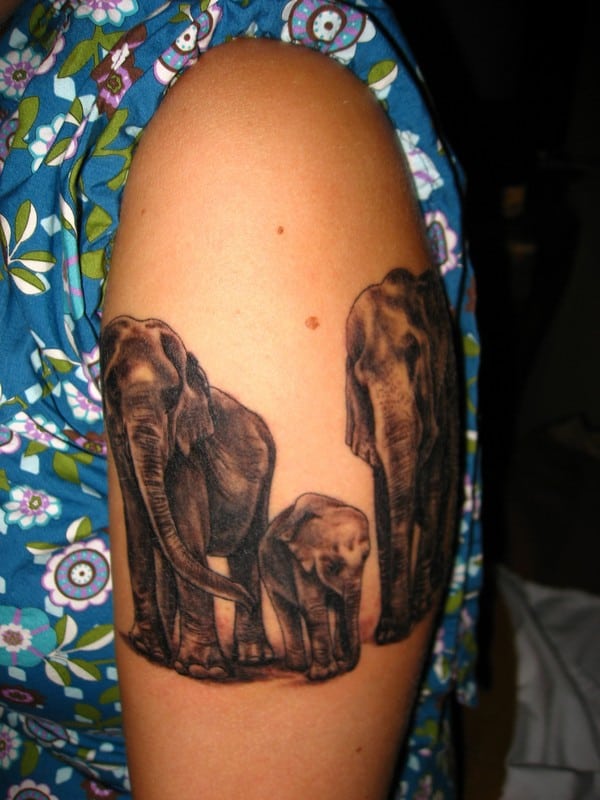 Elephant Tattoo For Women